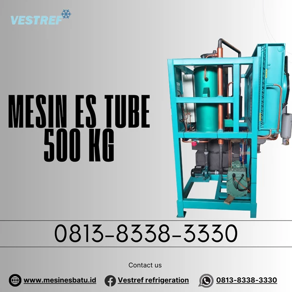 Mesin Es Tube / Crystal MET005 - 500 kg/24 Jam VESTREF