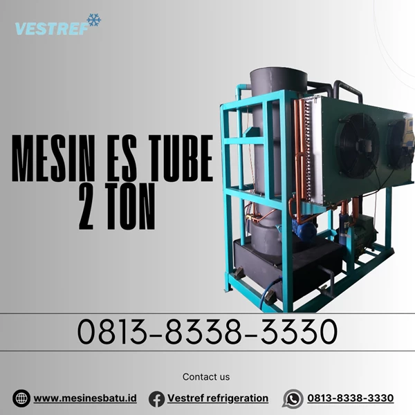 Tube/Crystal Ice Machine MET020 - 2 Ton/24 Hours VESTREF