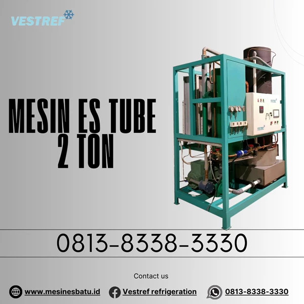 Tube/Crystal Ice Machine MET020 - 2 Ton/24 Hours VESTREF