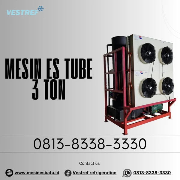 Tube/Crystal Ice Machine MET030 - 3 Ton/24 Hours VESTREF