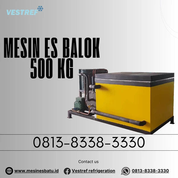 Ice Cube Block Machine MEB005 - 500 kg/24 Hours VESTREF