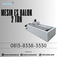 Mesin Es Batu Balok MEB020 -  2 Ton /24 Jam VESTREF