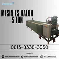 Mesin Es Batu Balok MEB050 -  5 Ton /24 Jam VESTREF