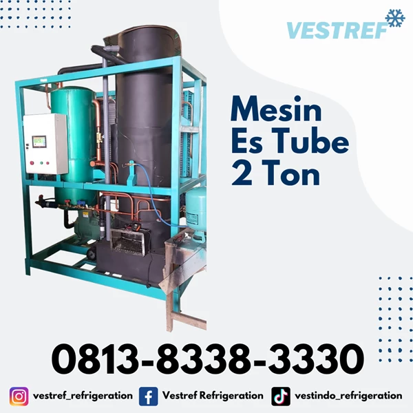 VESTREF MET 020 Ice Tube Machine 2 Ton capacity