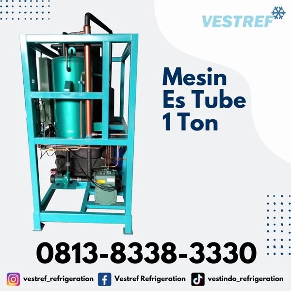 VESTREF MET 010 Ice Tube Machine 1 Ton capacity