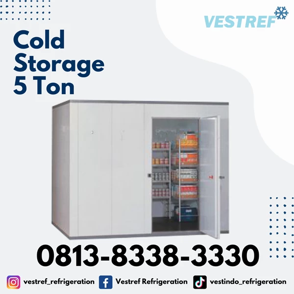 VESTREF CSR 050 Cold Storage Room 5 Ton Capacity
