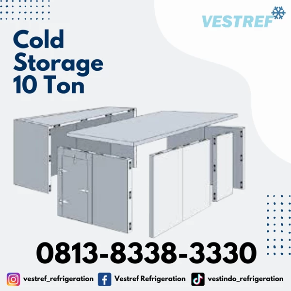 VESTREF CSR 100 Cold Storage Room 10 Ton Capacity