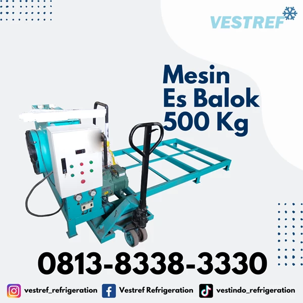 VESTREF MEB 050 Ice Block Machine 500 Kg Capacity