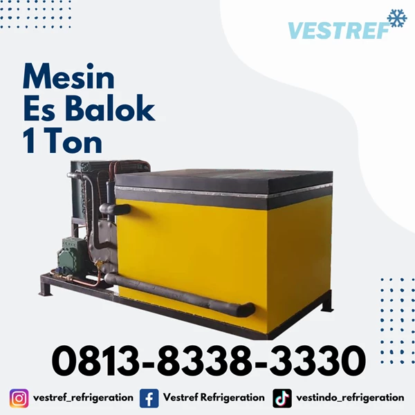 VESTREF MEB 010 Ice Block Machine 1 Ton capacity
