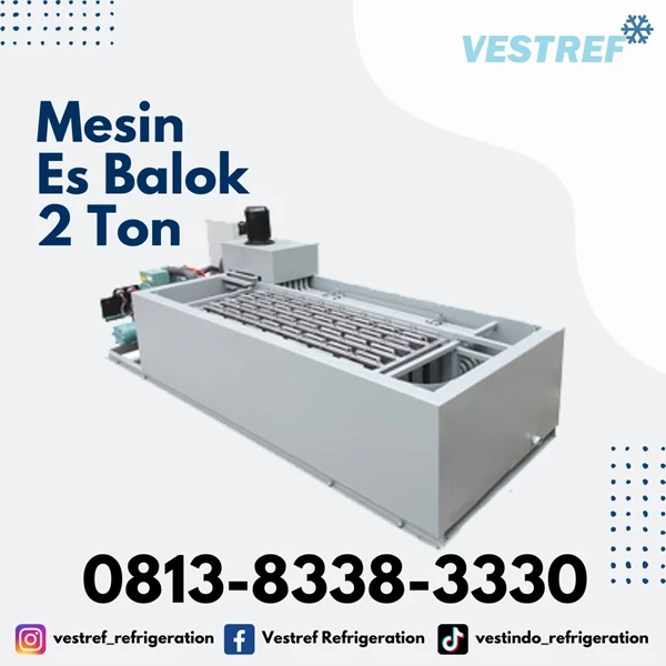 VESTREF MEB 020 Ice Block Machine Capacity 2 Ton