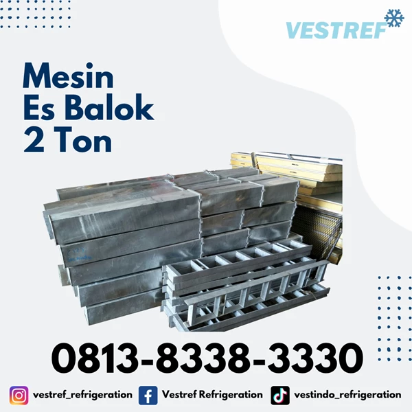 VESTREF MEB 020 Ice Block Machine Capacity 2 Ton