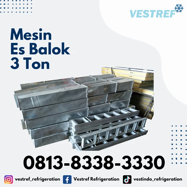 VESTREF MEB 030 Ice Block Machine 3 Ton capacity