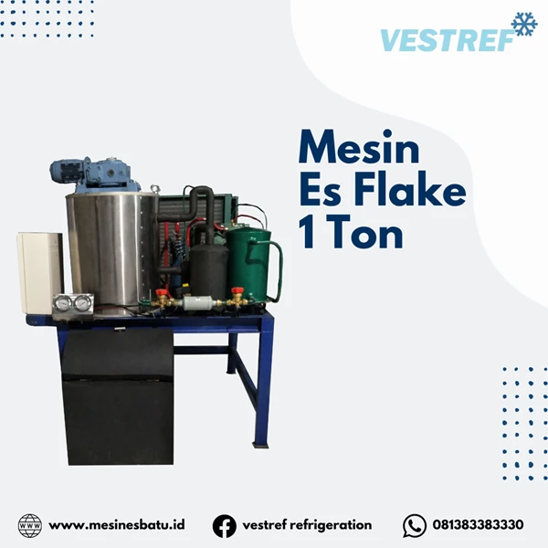 VESTREF MEF 030 Ice Flake Machine Capacity 3 Ton / 24 Hours