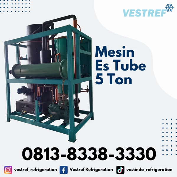 VESTREF MET 050 Ice Tube machine 5 Ton capacity