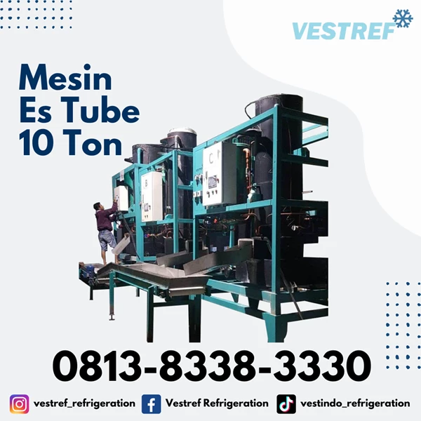 VESTREF MET 100 Ice Tube Machine 10 Ton capacity