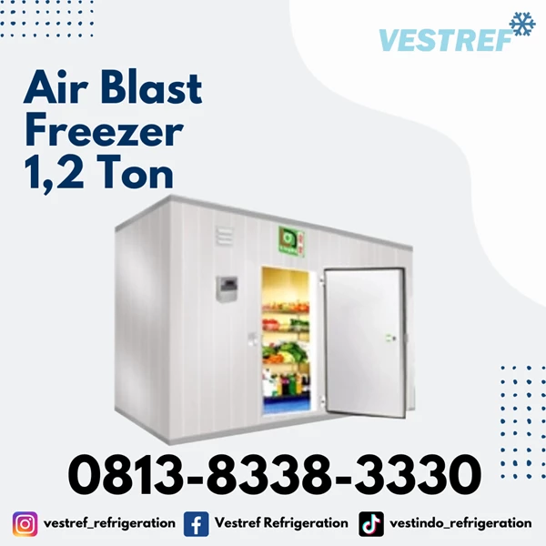 Air Blast Freezer VESTREF 012 Kapasitas 1.2 Ton