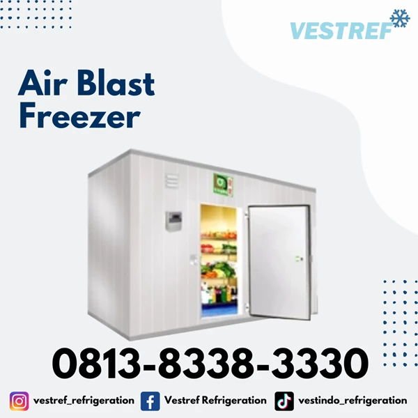 Air Blast Freezer VESTREF 019 Kapasitas 1.9 Ton