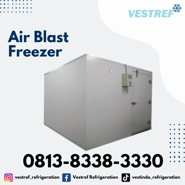 Air Blast Freezer VESTREF 030 Kapasitas 3 Ton
