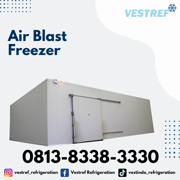 Air Blast Freezer VESTREF 030 Kapasitas 3 Ton